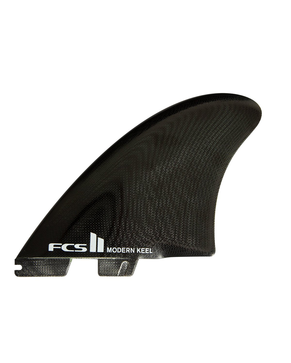 FCS II MODERN KEEL PG TWIN FIN BLACK
