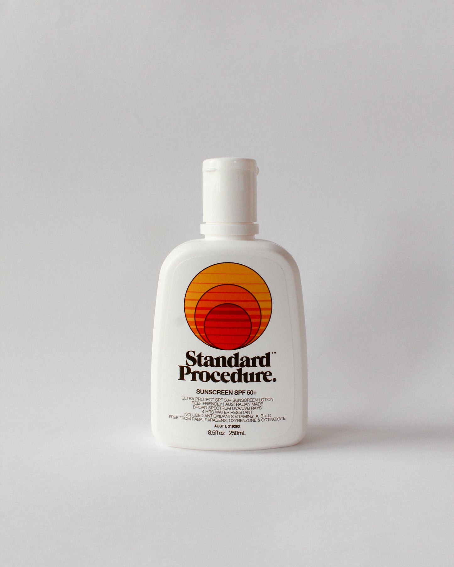 Standard Procedure 250ml Fliptop Sunscreen